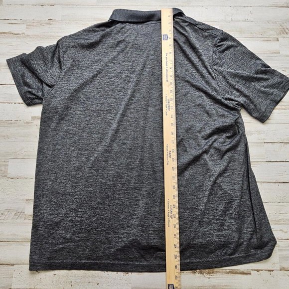 HOUSTON TEXANS Polo Shirt Mens 2XL NFL TEAM Apparel TX3 Cool S/S Golf Casua Gray - Picture 5 of 6